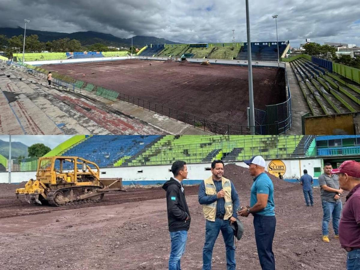 Así avanza la renovación en el estadio Juan Ramón Brevé y de esta manera quedará