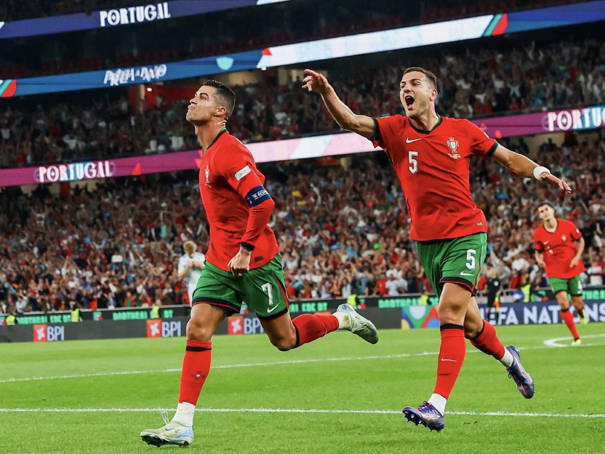 Cristiano Ronaldo rescata a Portugal y le da triunfo sobre Escocia