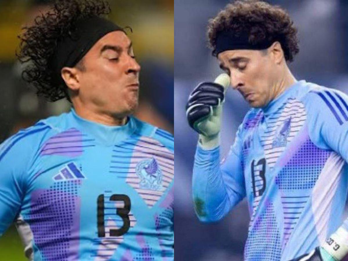 Las caras de Memo Ochoa tras caer derrotado en el Honduras vs México