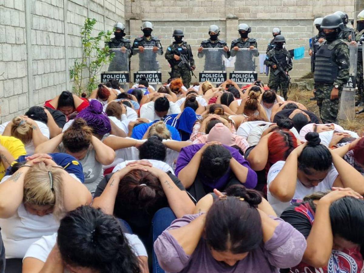 Policía Militar le cae a módulo de mujeres de la MS-13 del antiguo Renacer