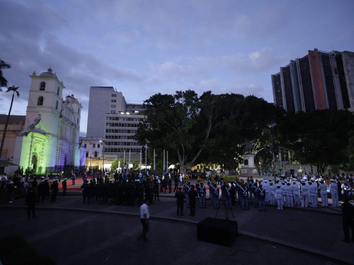 Este es el ambiente en el Parque Central.