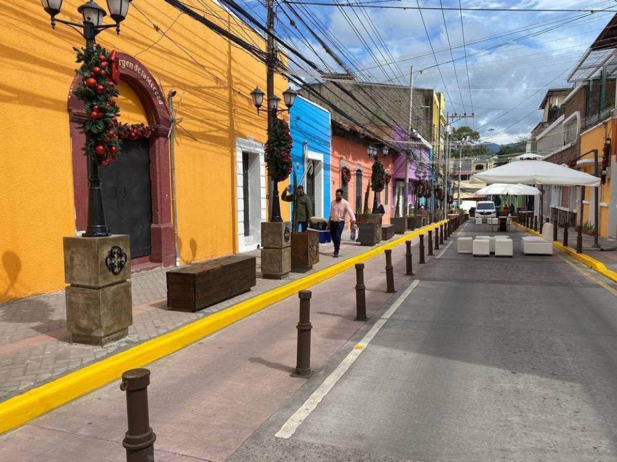 Así luce la avenida Cervantes previo a su inauguración en la capital