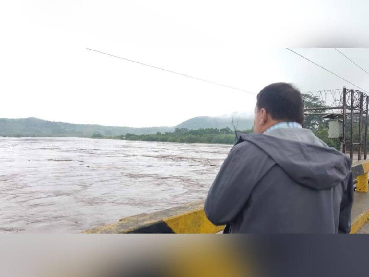 Los ríos en la zona norte de Honduras están bastante crecidos, algunos en su máximo nivel.