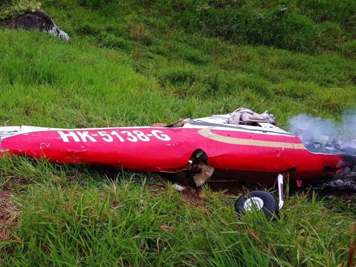 Accidente de avioneta en Colombia deja seis muertos, entre ellos cinco políticos