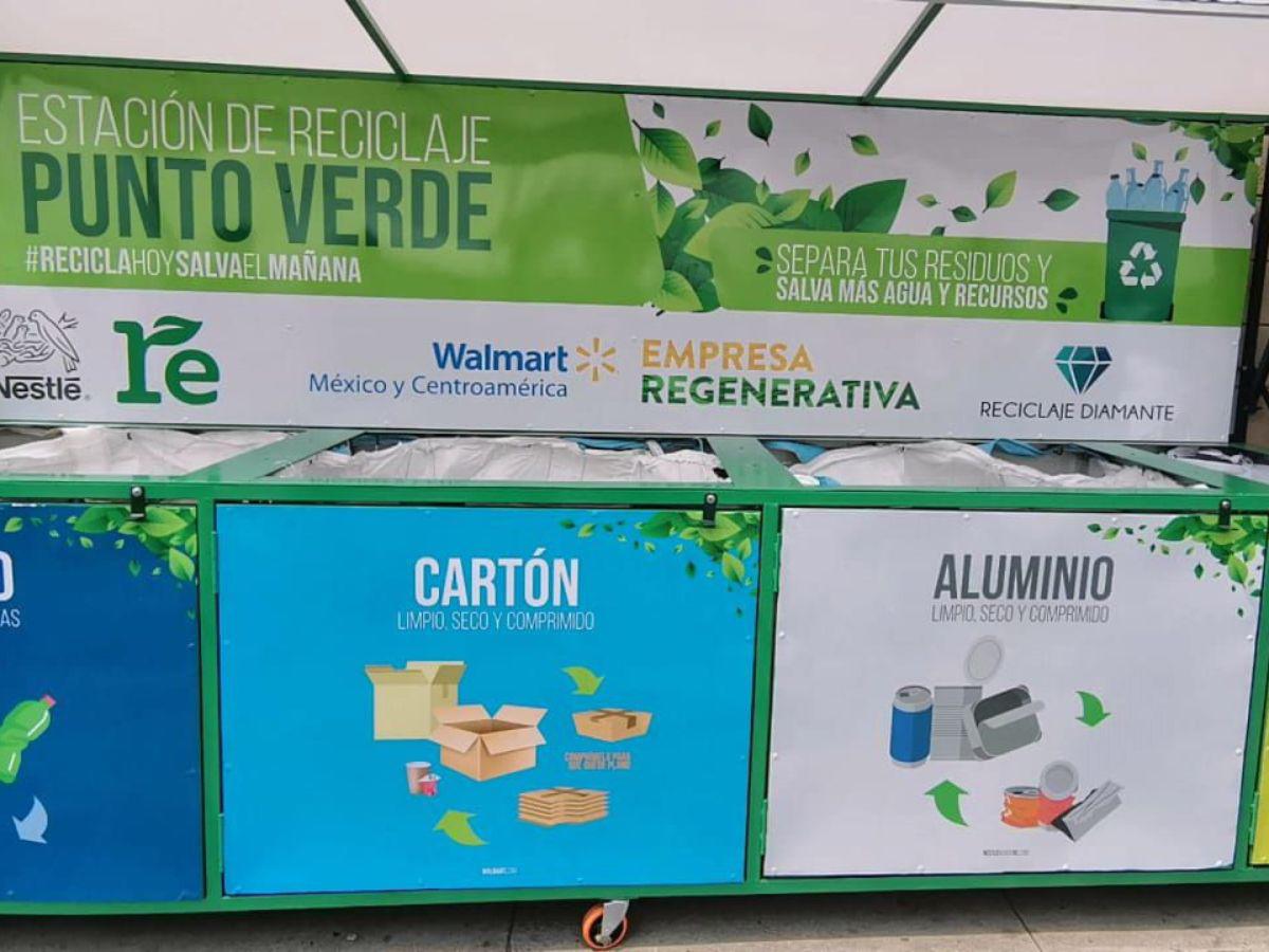 La estación de reciclaje estará disponible todos los días de 7:00 de la mañana a 10:00 de la noche.