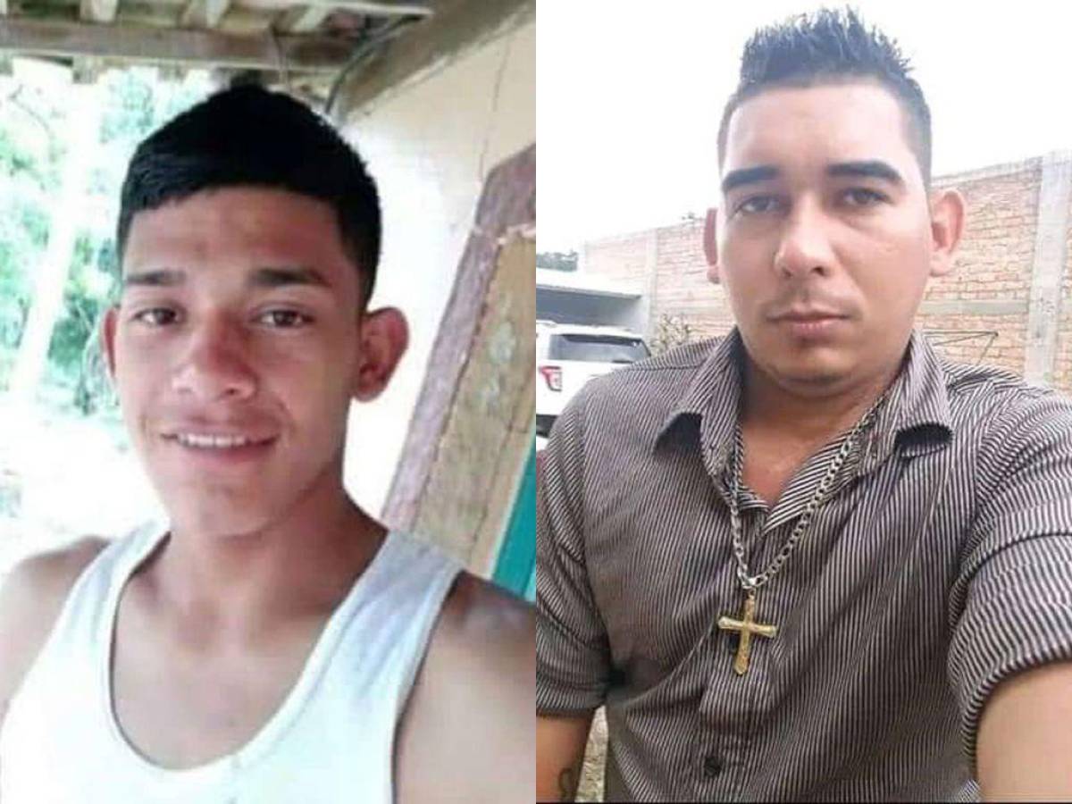 Carlos Roberto Matute y Ever Audiel Reyes eran dos de las víctimas que fallecieron de manera violenta en Olancho.