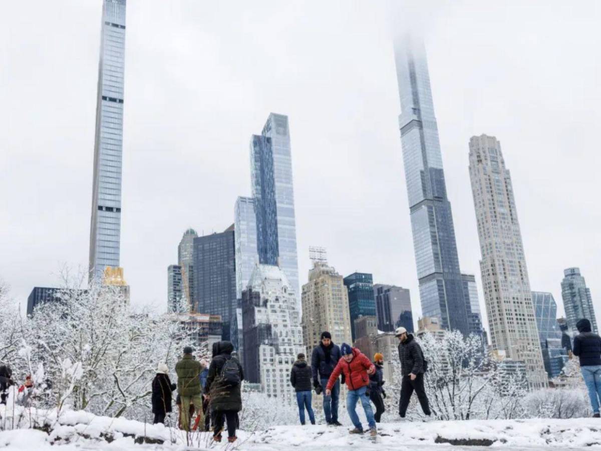 Primeras lluvias y nevadas en Nueva York: un alivio ante la grave crisis hídrica