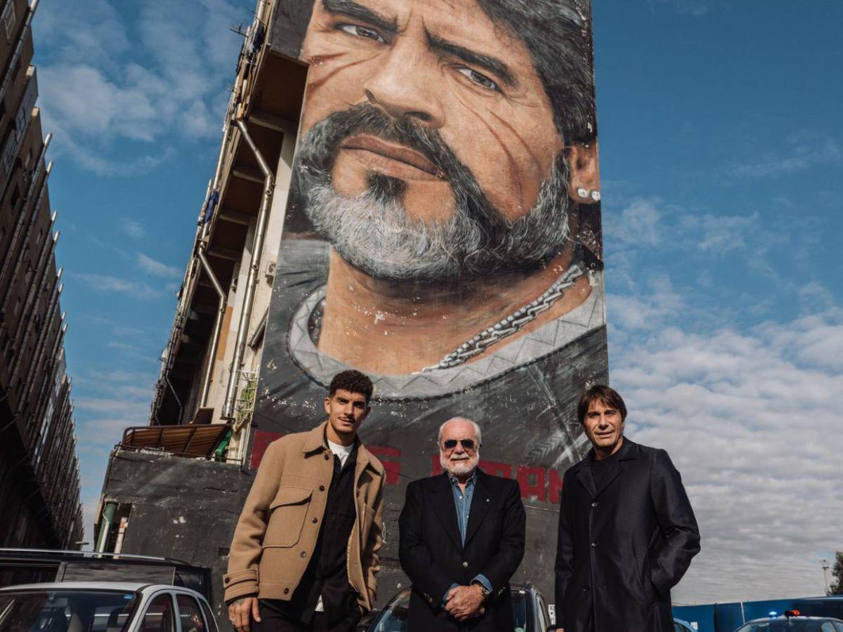 Napoli rinde homenaje a Diego Maradona a cuatro años de su fallecimiento