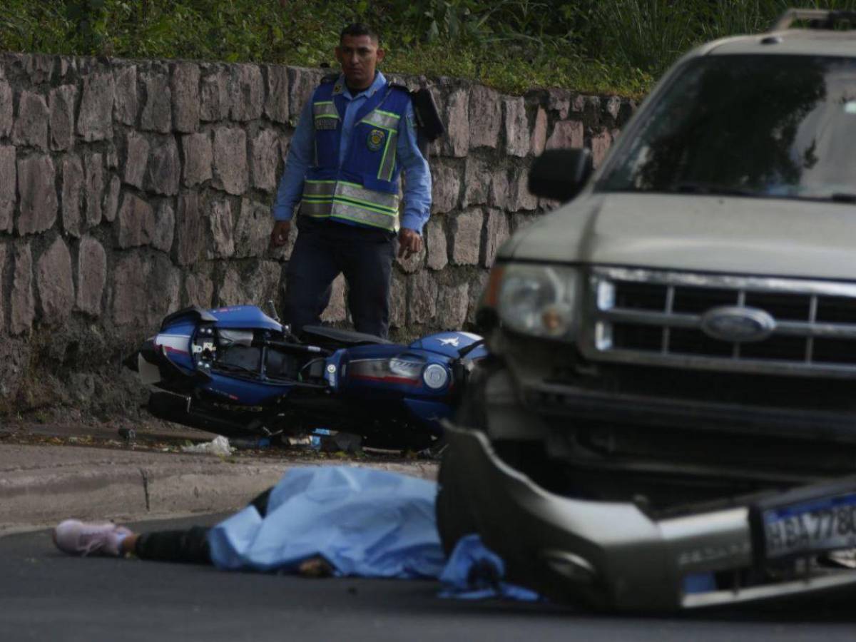 Tragedia en Tegucigalpa: Pareja en motocicleta fallece tras ser arrollada por camioneta