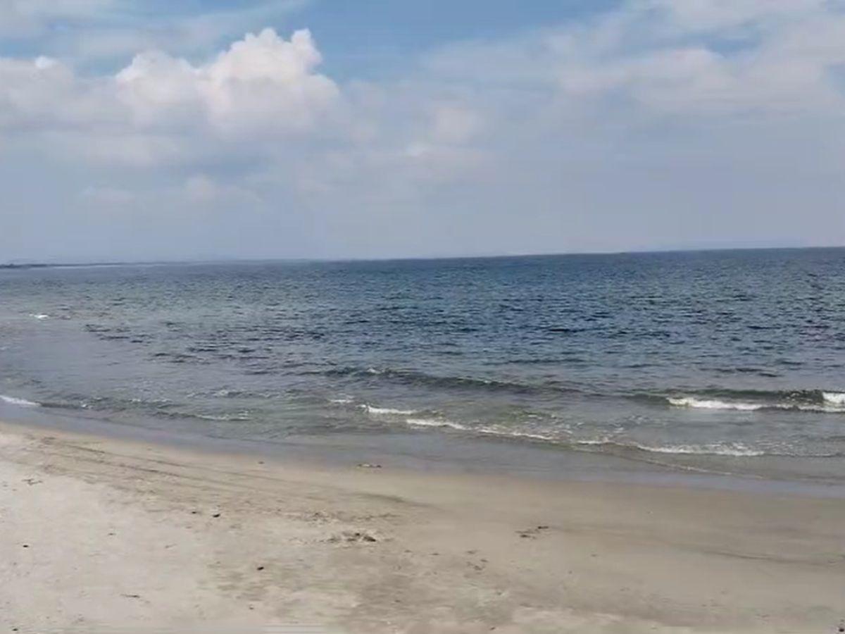 Desolada queda la playa de Tela donde un hombre fue atacado por un tiburón