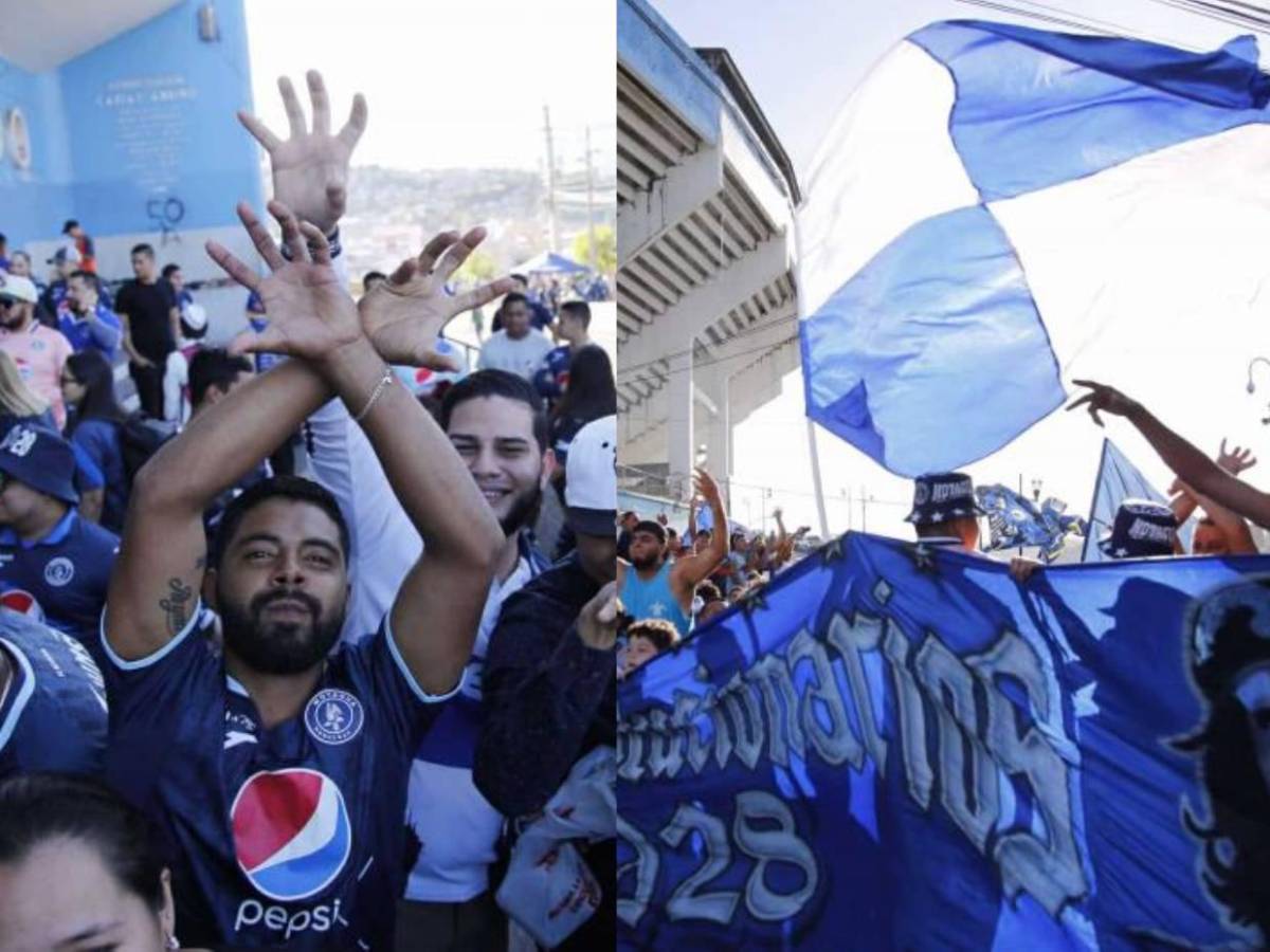 Enorme llegada de afición del Motagua al Nacional y el bonito gesto de Emilio Izaguirre