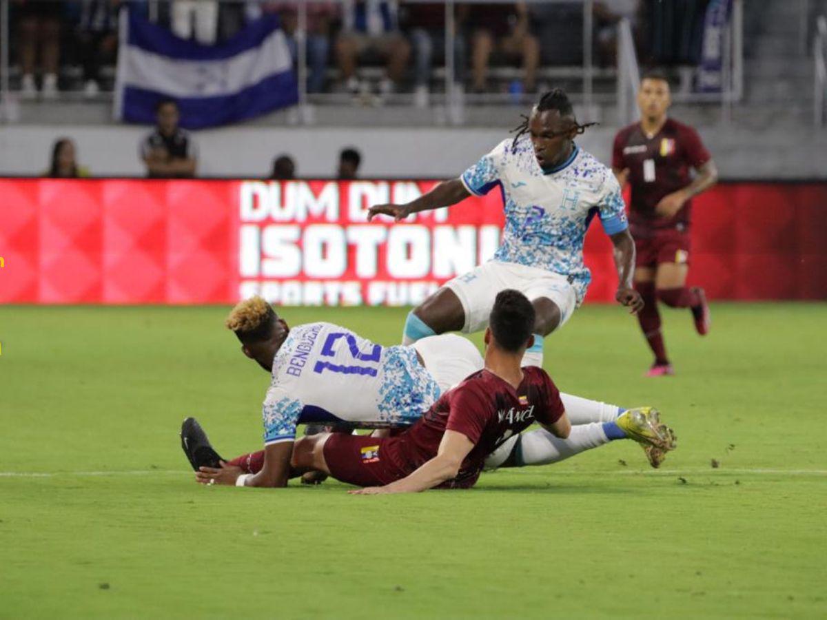 La Selección de Honduras cayó ante Venezuela en el partido amistoso jugado en Washington, Estados Unidos