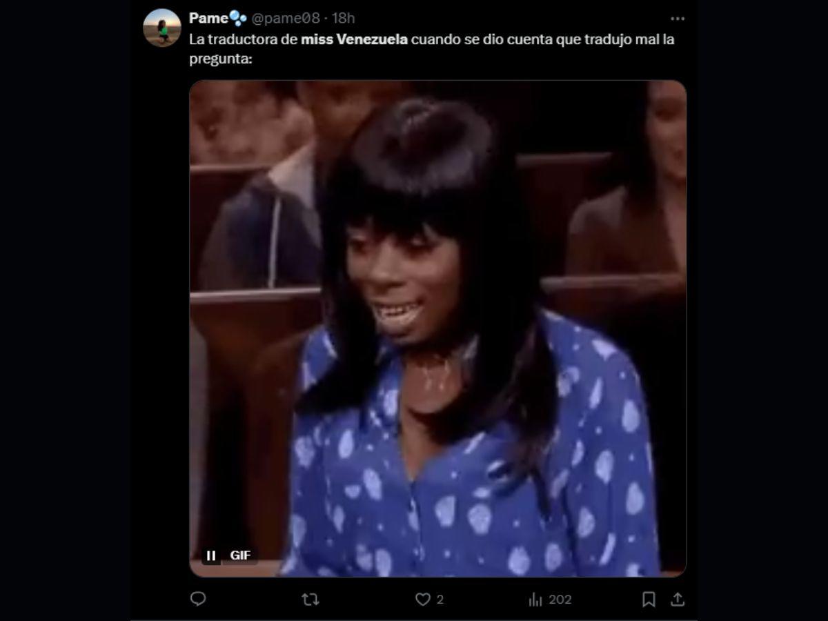 Los memes que dejó el error de traductora tras la pregunta a Miss Venezuela