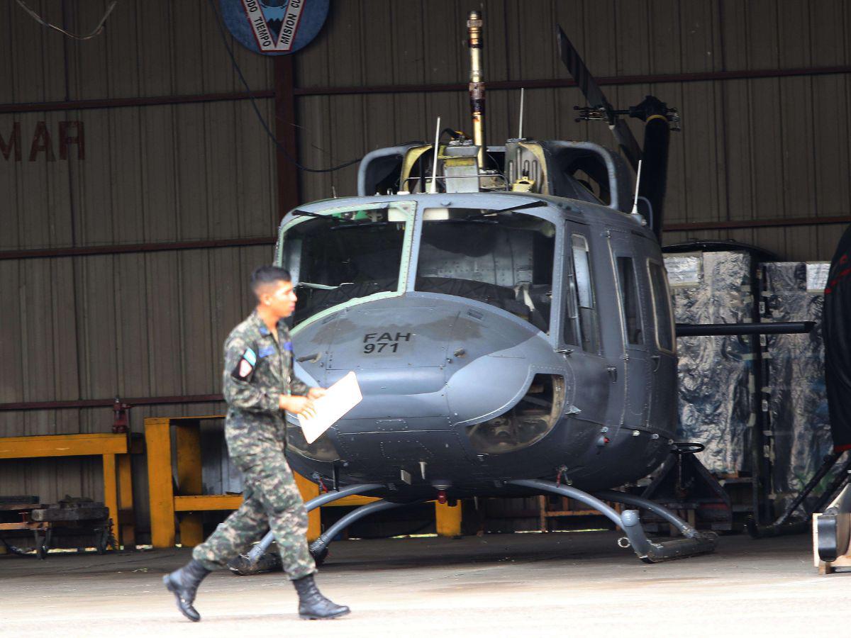 Defensa de Honduras erogó L 24 millones por compra de repuestos para helicópteros