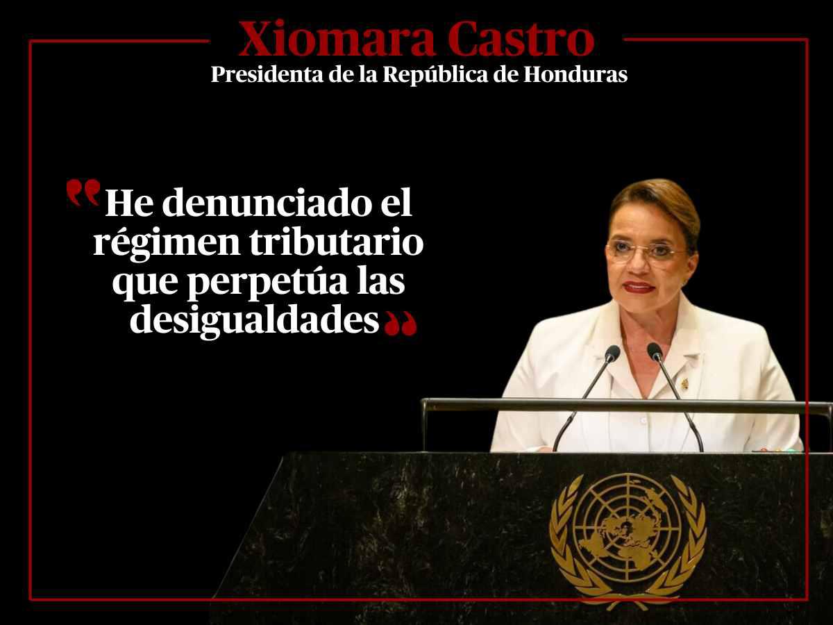 Frases que dijo Xiomara Castro durante su discurso en la ONU