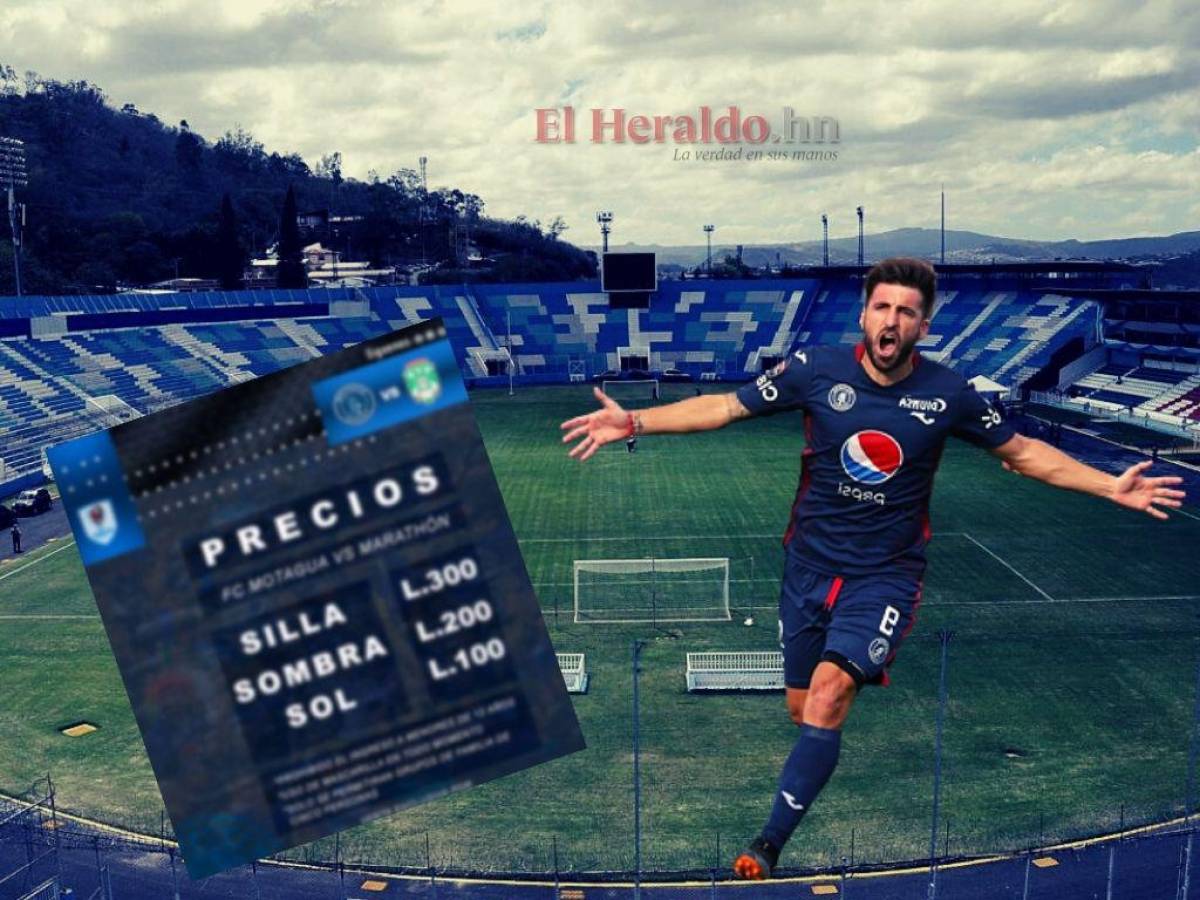 Motagua define precios para el clásico ante Marathón