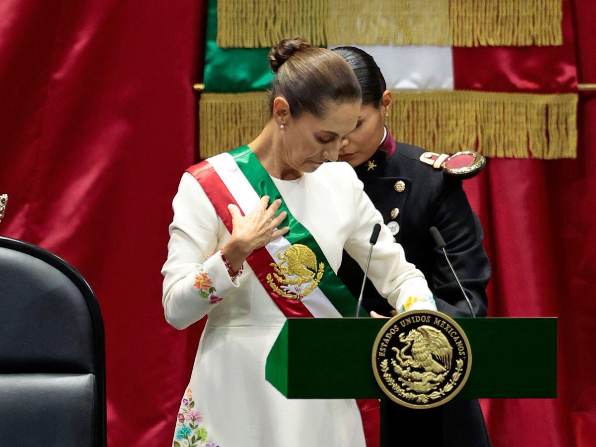 Las imágenes que dejó la investidura de Claudia Sheinbaum como presidenta de México