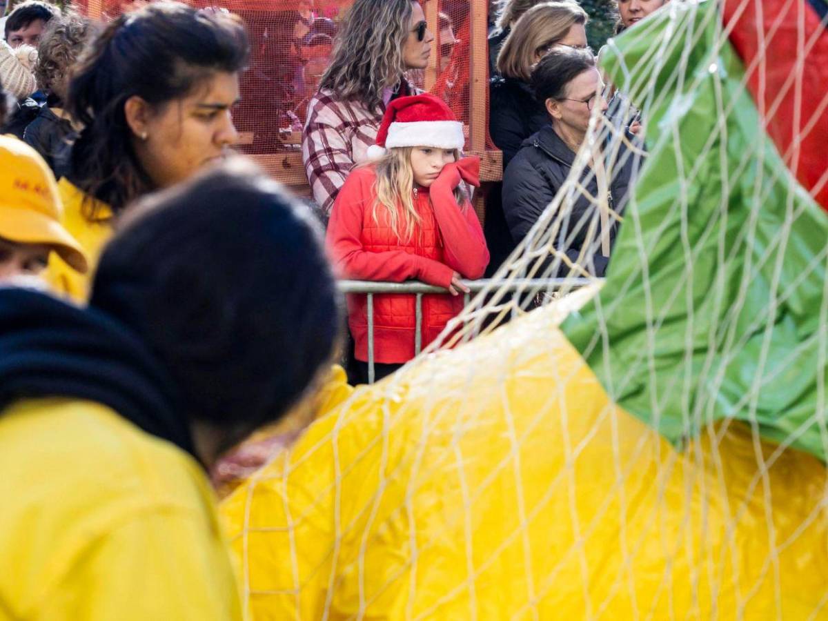 Todo listo para el desfile de Thanksgiving de Macy’s en Nueva York