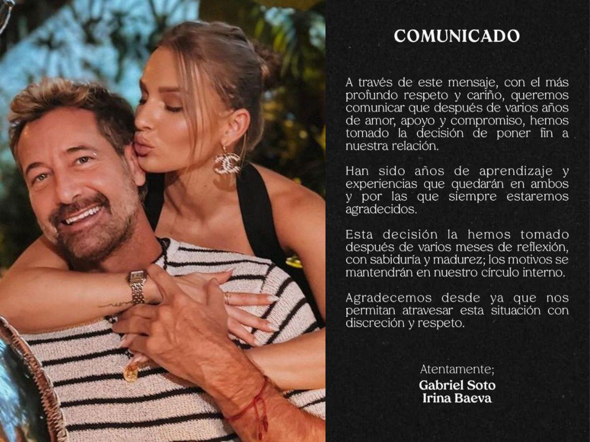 ¿Hubo boda o no? Gabriel Soto llama “exesposa” a Irina Baeva