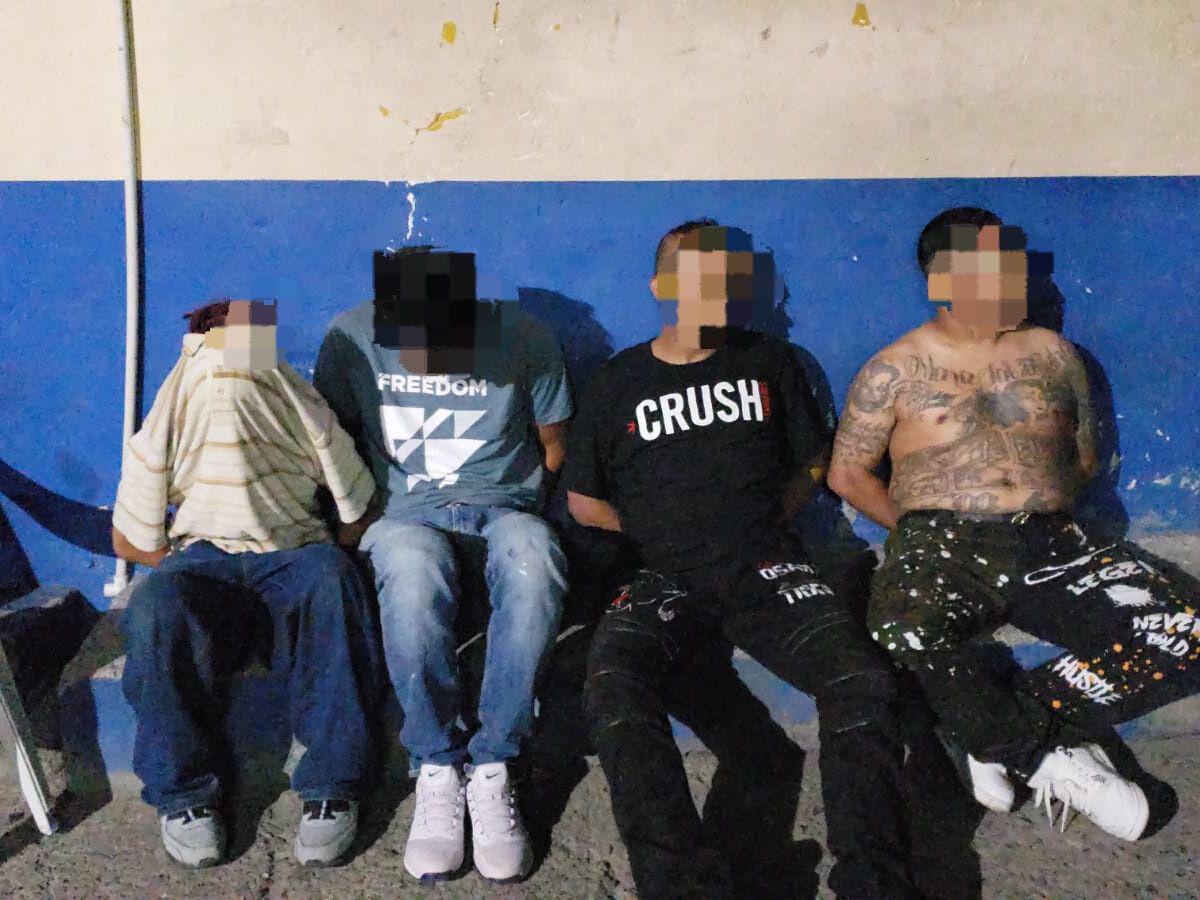 Capturan a cuatro miembros de la Mara Salvatrucha en la capital, entre ellos un menor de 13 años