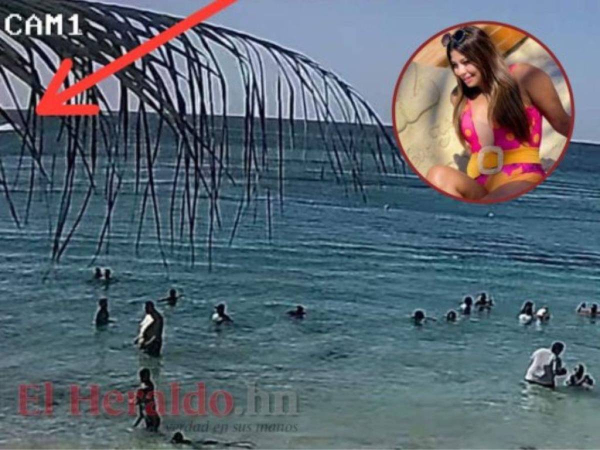 Un video de un negocio cercano a la playa muestra el momento en que Angie se interna en el mar y nunca más regresa.