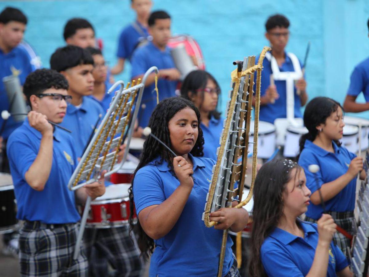 La banda de guerra de este instituto promete un amplio repertorio musical.