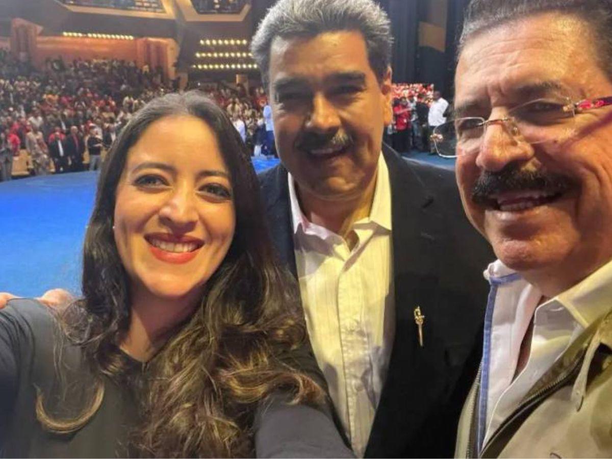 Manuel Zelaya y su hija Hortensia Zelaya siempre han mostrado su admiración por el presidente de Venezuela, Nicolás Maduro.