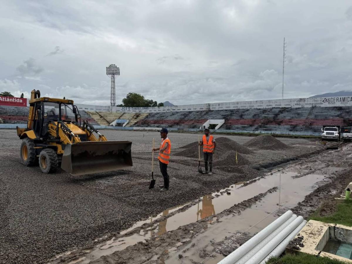 Así avanzan los trabajos de renovación en el estadio Ceibeño: Será una belleza