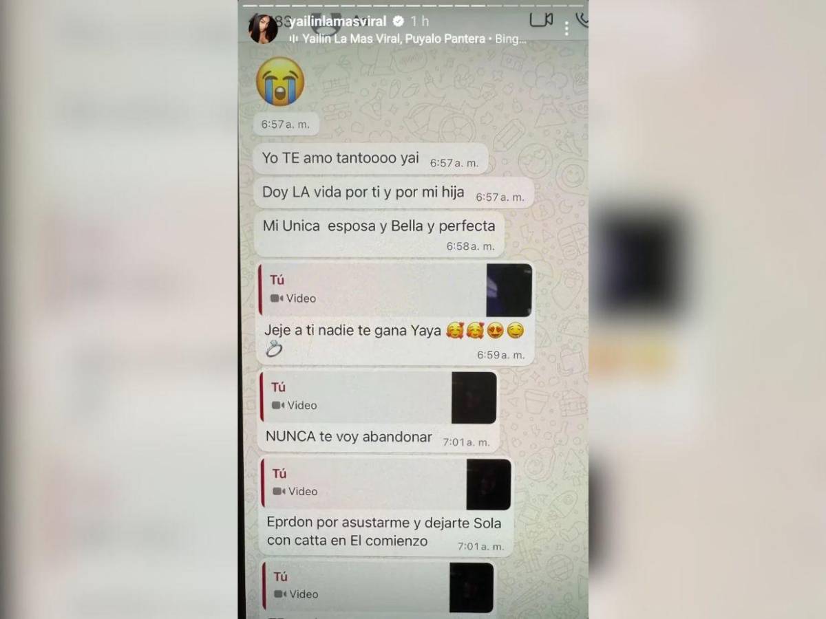 Yailin expone mensajes íntimos de Anuel AA tras incumplir pensión de su hija