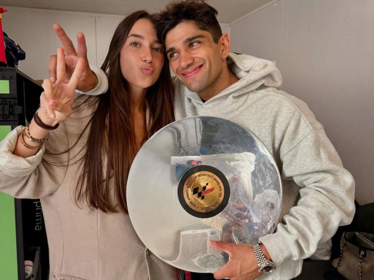 ¿Quién es María Monfort, la novia de Jorge Martin Almoguera, campeón de MotoGP?