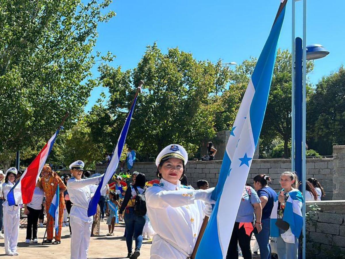 Así celebraron los hondureños las fiestas patrias en Madrid, España