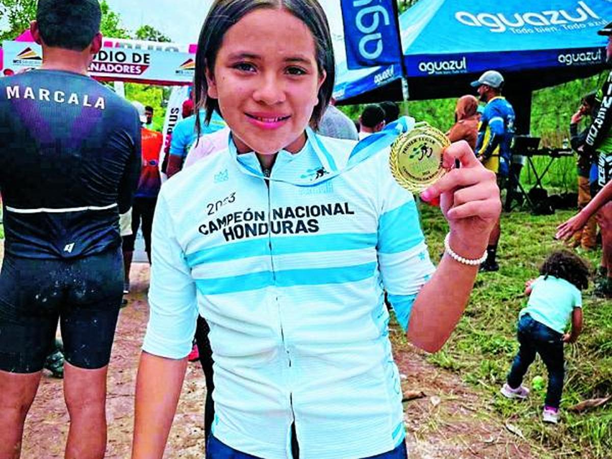 La adolescente de 12 años de edad se coronó campeona nacional en un certamen realizado en Siguatepeque.