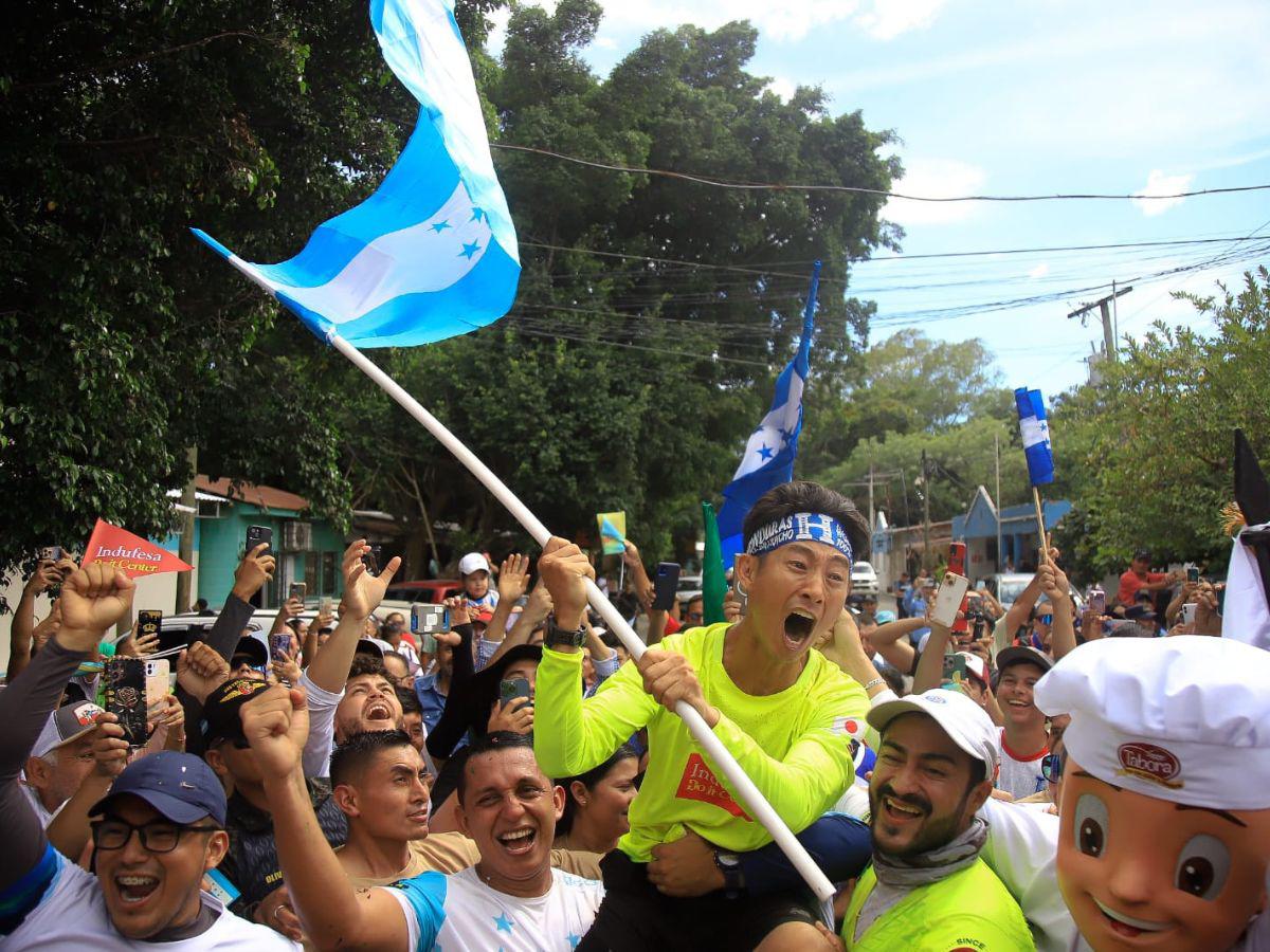 Shin Fujiyama fue sorprendido con calurosa bienvenida en Ocotepeque tras su reto