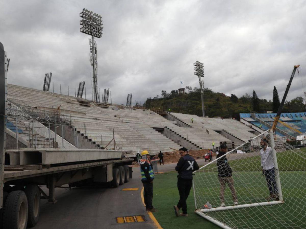 Así van las obras en nueva gradería del Estadio Nacional y su alto costo