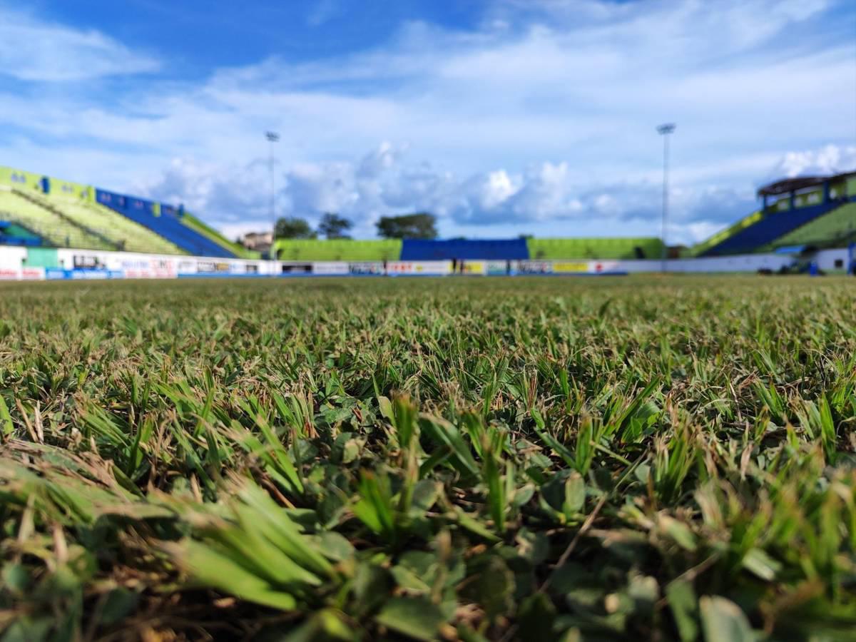 Comienzan los trabajos de cambio de engramillado en el estadio Juan Ramón Brevé