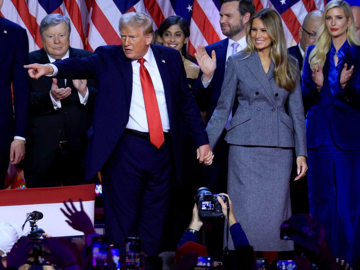 El significado del atuendo de Melania Trump en el día de las elecciones