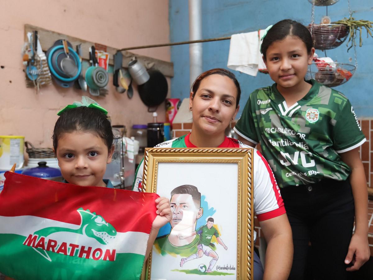 La familia del Chelito Martínez nos recibió en la comunidad de Santa Elena, Santa Cruz de Yojoa.