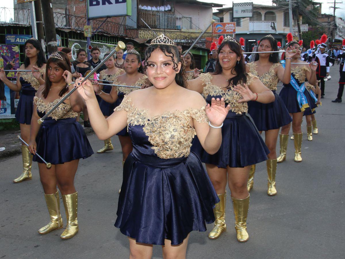 Con colorido desfile colonia San Miguel de Tegucigalpa celebra su 69 aniversario