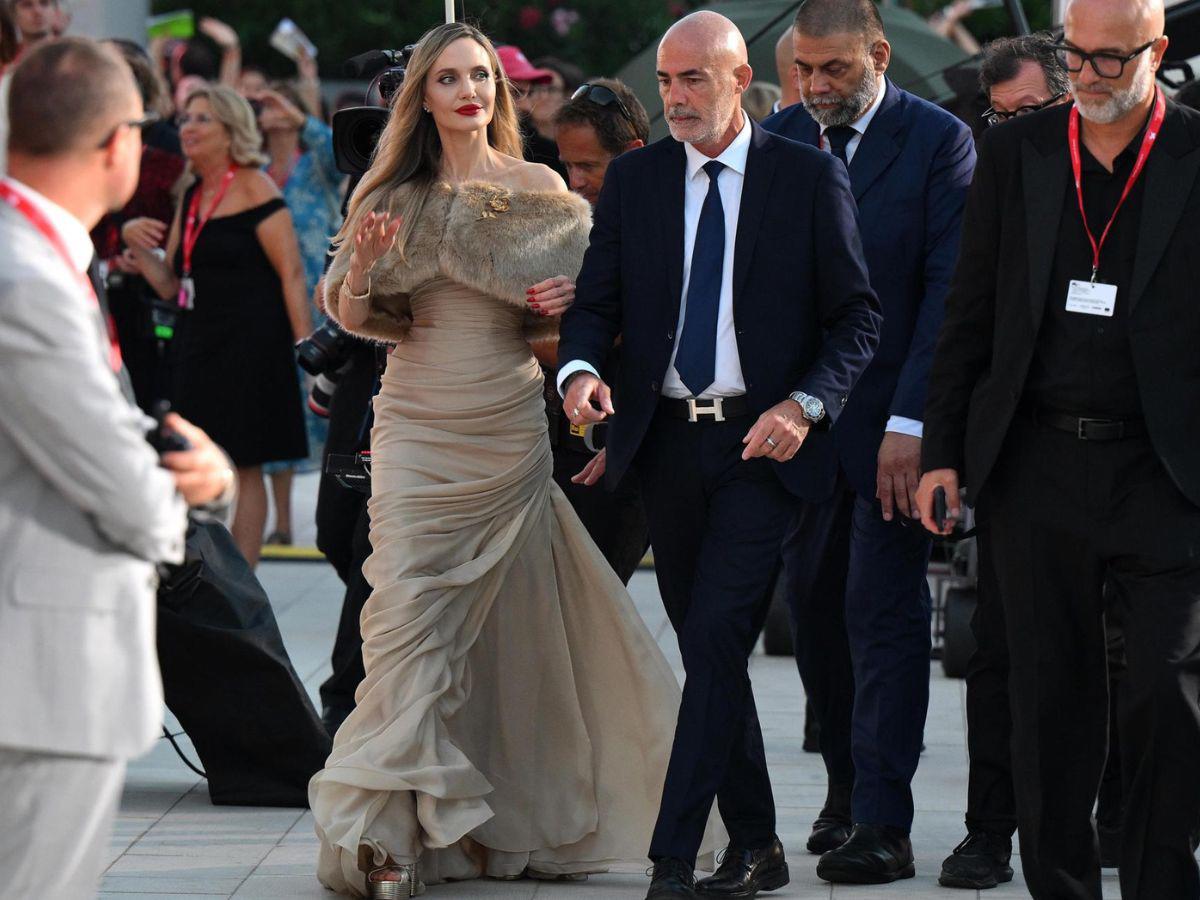 Angelina Jolie, una diva en la alfombra roja de Venecia