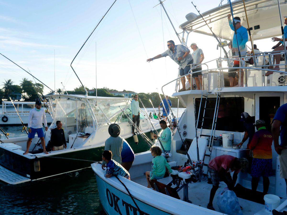 Torneo Internacional de Pesca cautivó a Roatán con reñida competencia