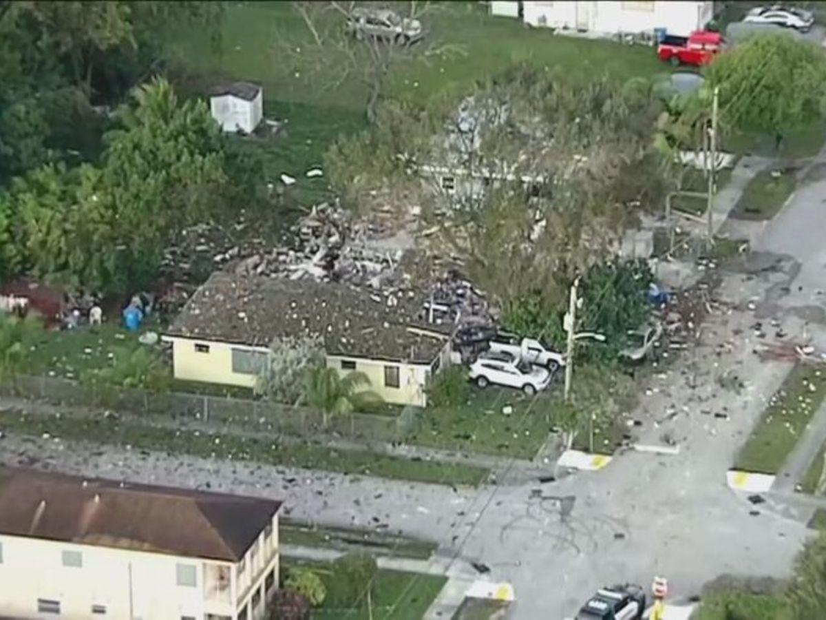 Casa explota en Broward, Florida, y deja varios heridos