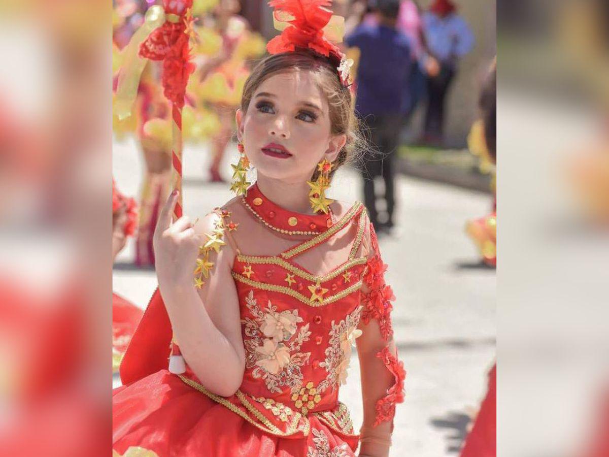 Únicos y elaborados: los bellos trajes que lucieron las palillonas de Danlí en las fiestas patrias 2024