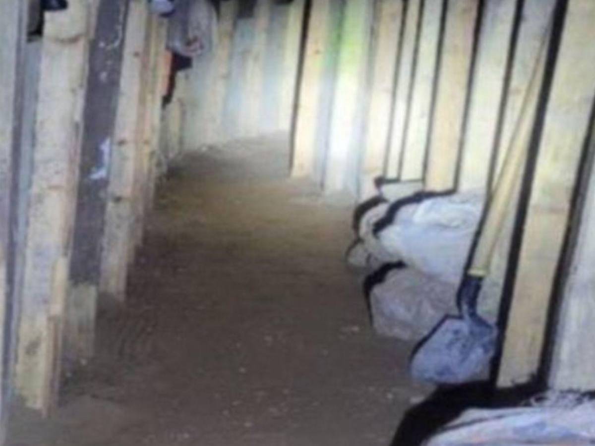 Descubren túnel clandestino entre México y EUA: un pasaje delictivo insólito