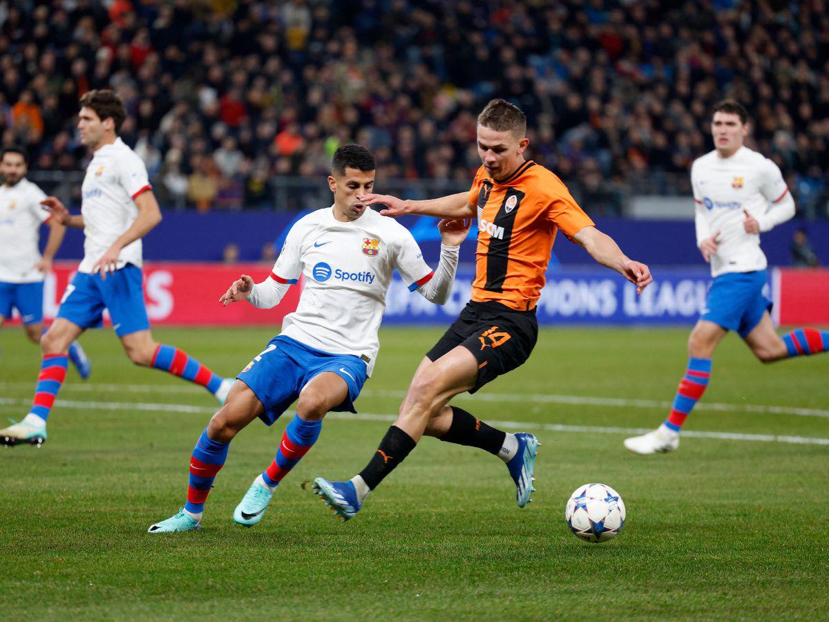 Shakhtar vence 1-0 al Barcelona y borra su invicto en la Champions League