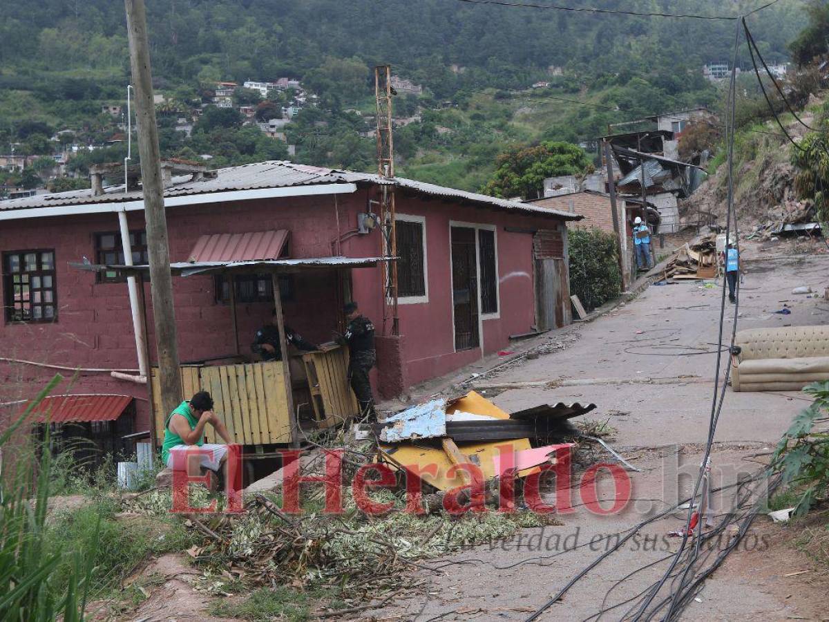 El miedo arrecia cada vez que llueve en Tegucigalpa