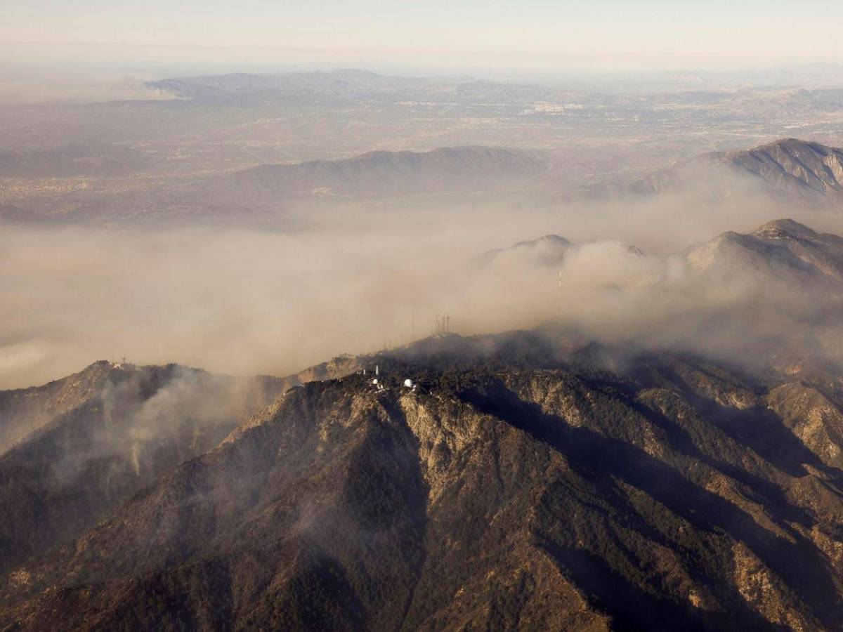 Impactantes fotos aéreas de los incendios de Los Ángeles