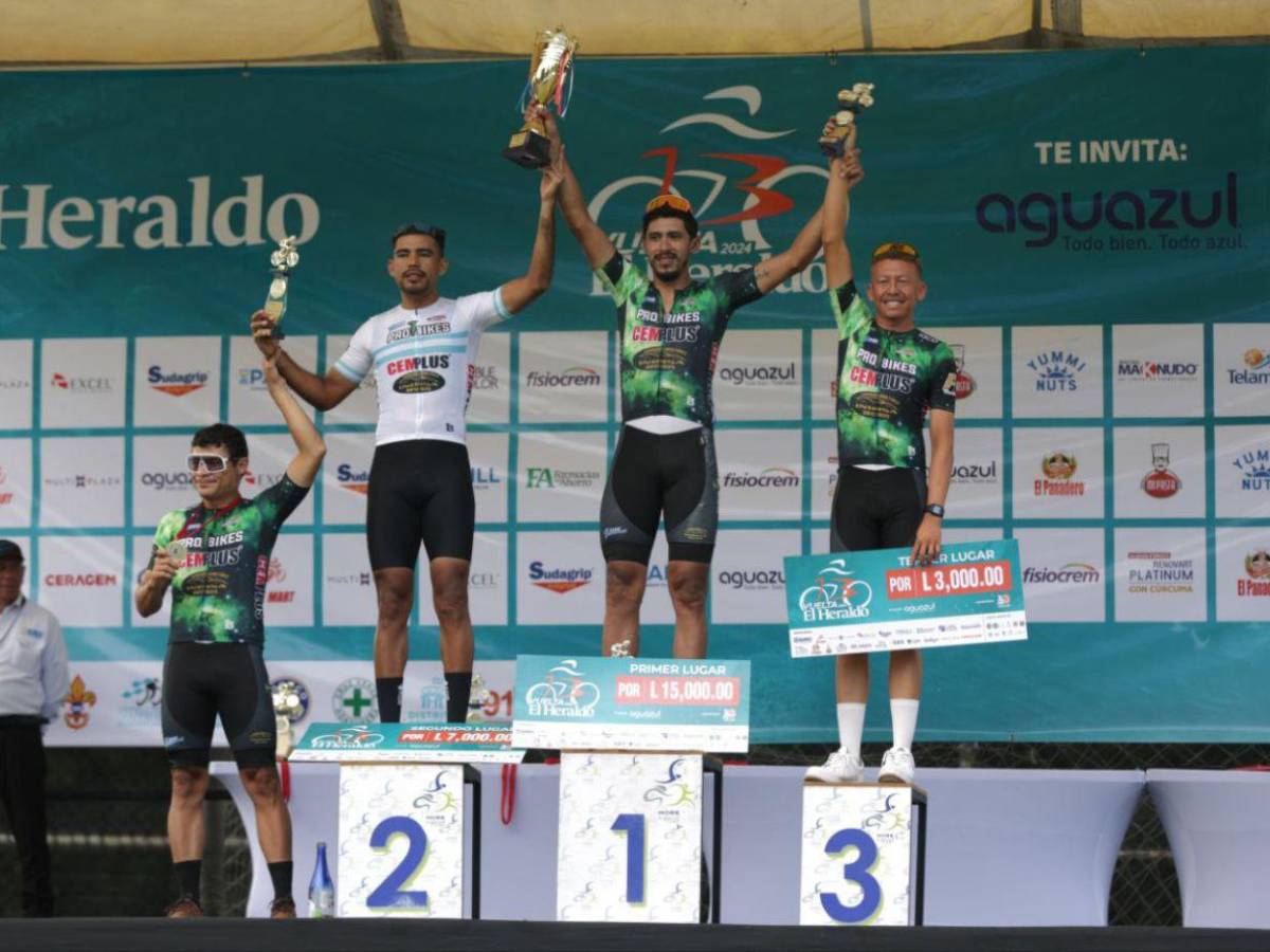 ¡Felicidades a los ganadores de la Vuelta Ciclística EL HERALDO 2024!