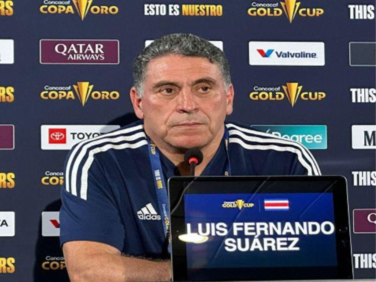 El entrenador de Costa Rica responde a la afición al grito de “fuera Suárez” tras perder ante Panamá en la Copa Oro