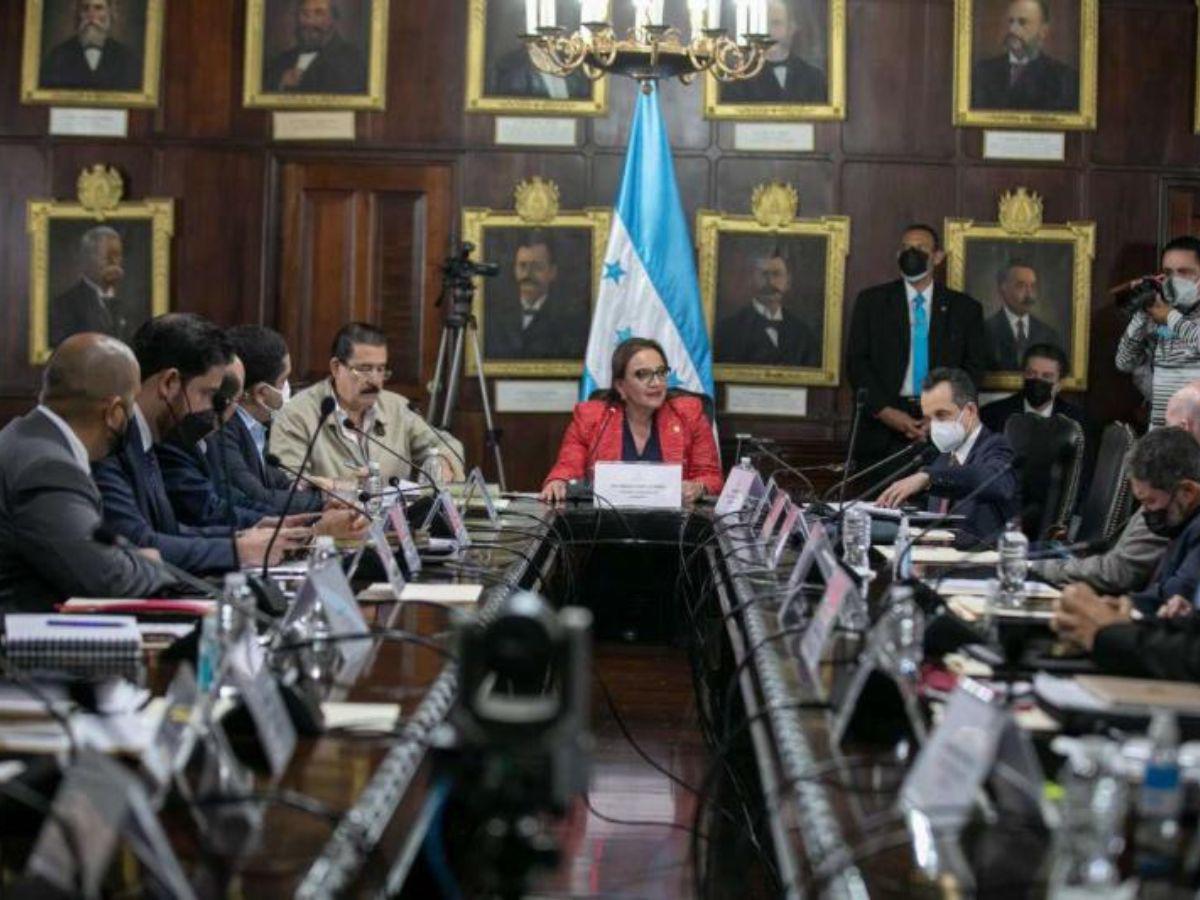 Gabinete de gobierno se reunirá desde el lunes con la presidenta Xiomara Castro