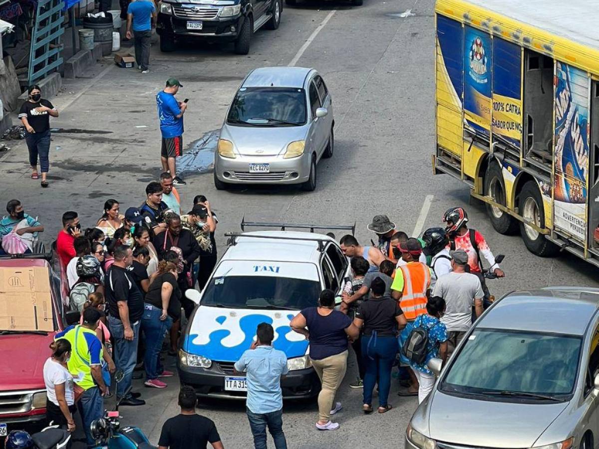 Asesinan a joven taxista en el bulevar del norte en San Pedro Sula